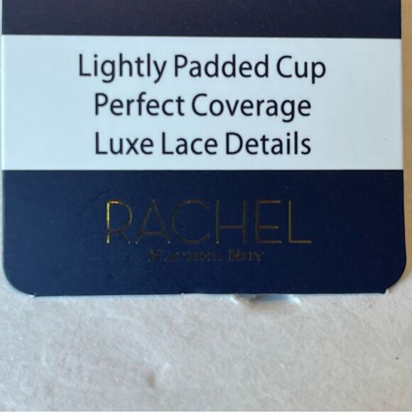 Rachel Curvy Collection Bra Underwire Padded Nude with Lace trim Size 38D - Picture 3 of 9